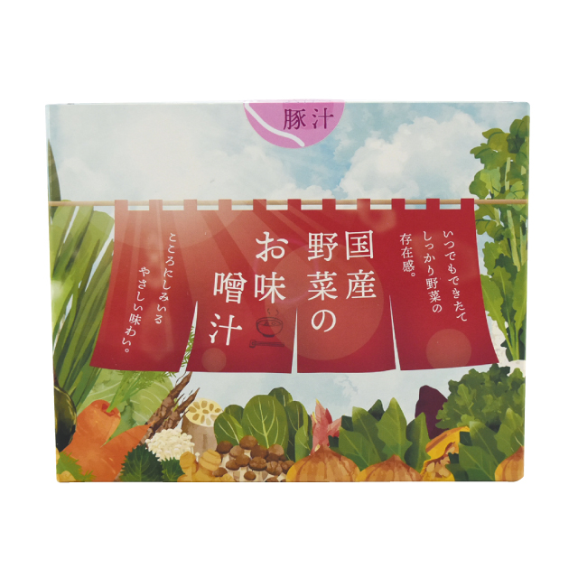 国産具材の豚汁