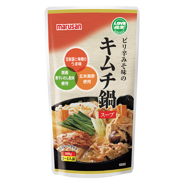 ピリ辛みそ味の キムチ鍋スープ