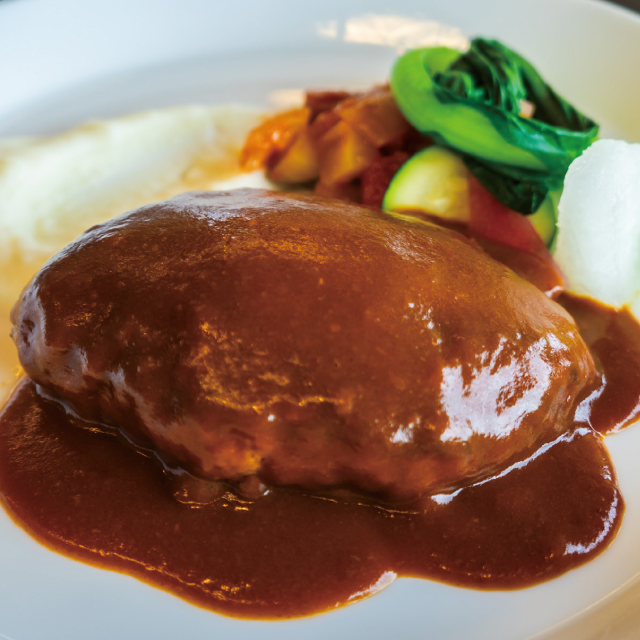 里山牛ハンバーグセットX'mas