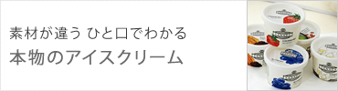 素材が違う ひと口でわかる本物のアイスクリーム