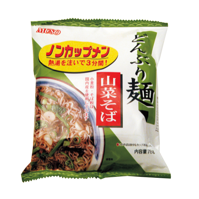 どんぶり麺・山菜そば・ケース