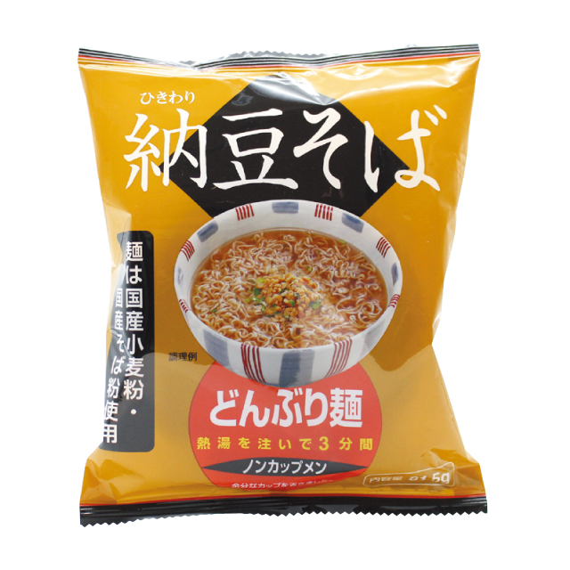 どんぶり麺・納豆そば4食