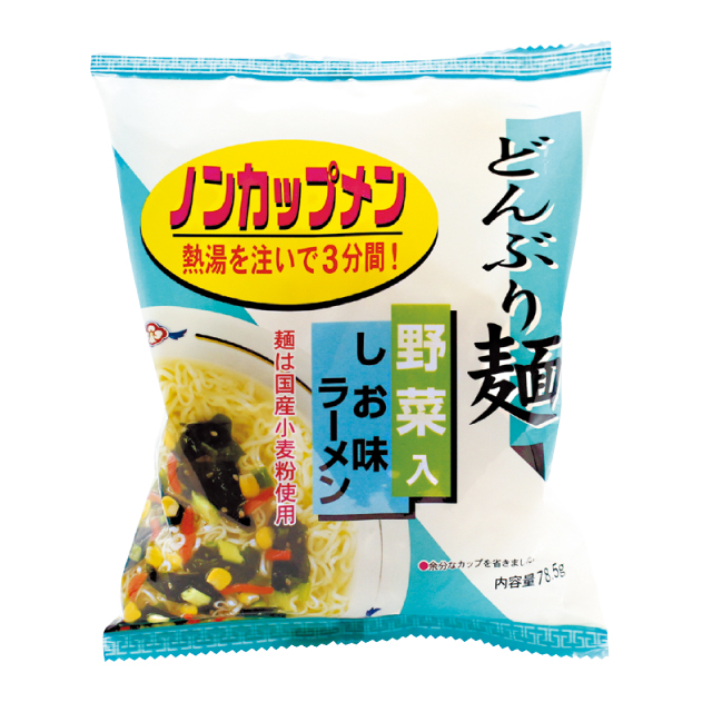 どんぶり麺・しお味ラーメン4食