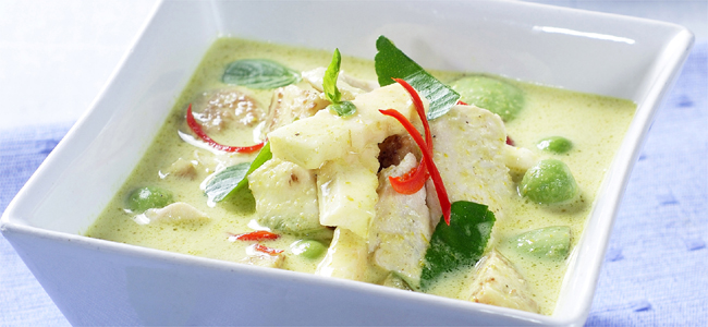 Green curry chicken