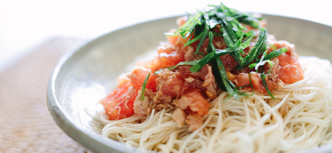 ひと手間かけて 飽き知らず 冷製アレンジ素麺